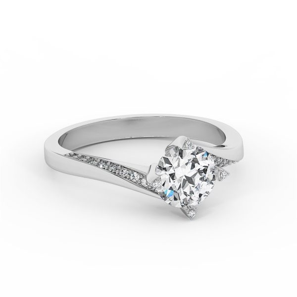 The Azzurra Solitaire Ring